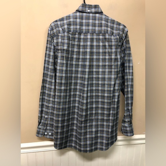 Duluth Men's Wrinklefighter Relaxed Fit Long Sleeve Shirt Gray Plaid Size S - Picture 2 of 6